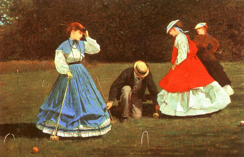 Winslow Homer The Croquet Game Germany oil painting art